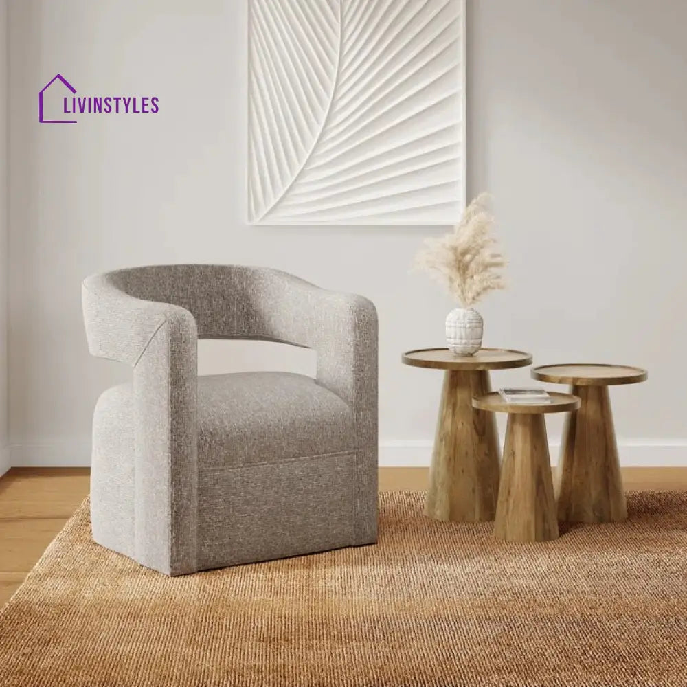 Isha Solid Wood Drink Table | End Table | Side Table for Living Room