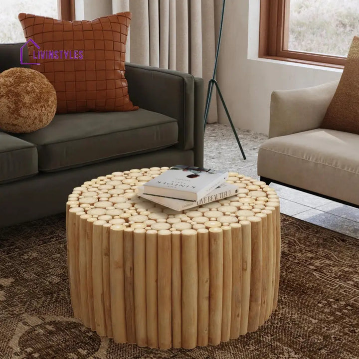 Isha Wooden Coffee Table for Living Room