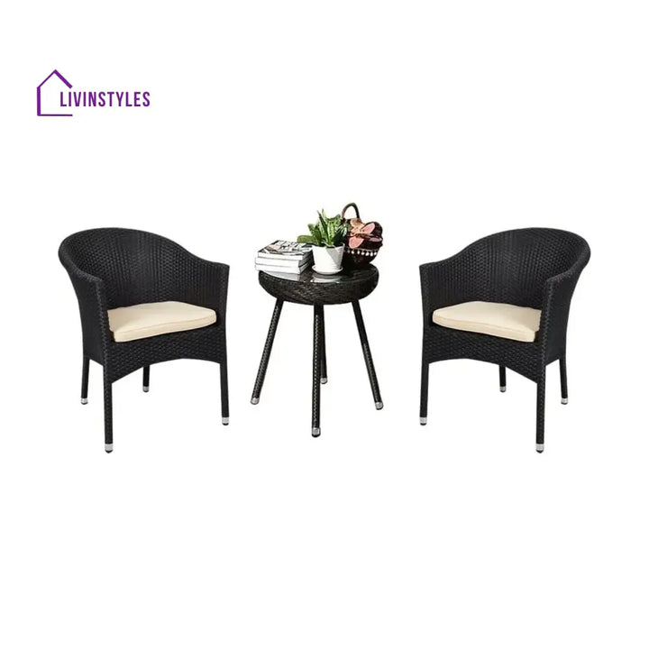 Ishani 3-Piece Outdoor Rattan Wicker Patio Set - Patio Set