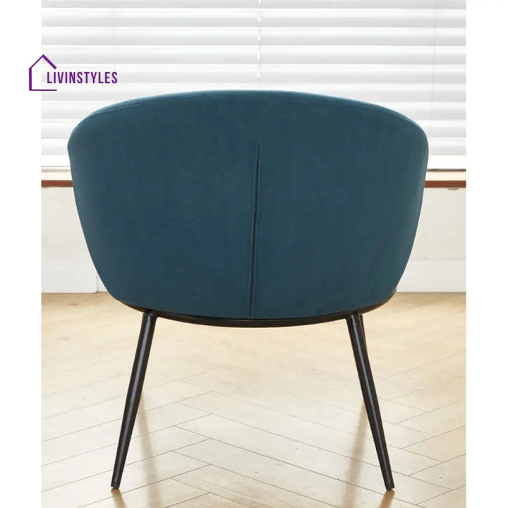 Ishani Metal and Fabric Arm Chair | Living Room Chair | Lounge Chair