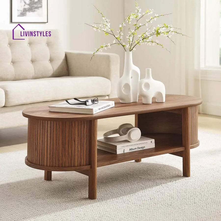 Ishani Sheesham Wood Coffee Table For Living Room