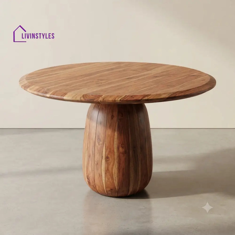 Ishaniya Wooden Round Dining Table
