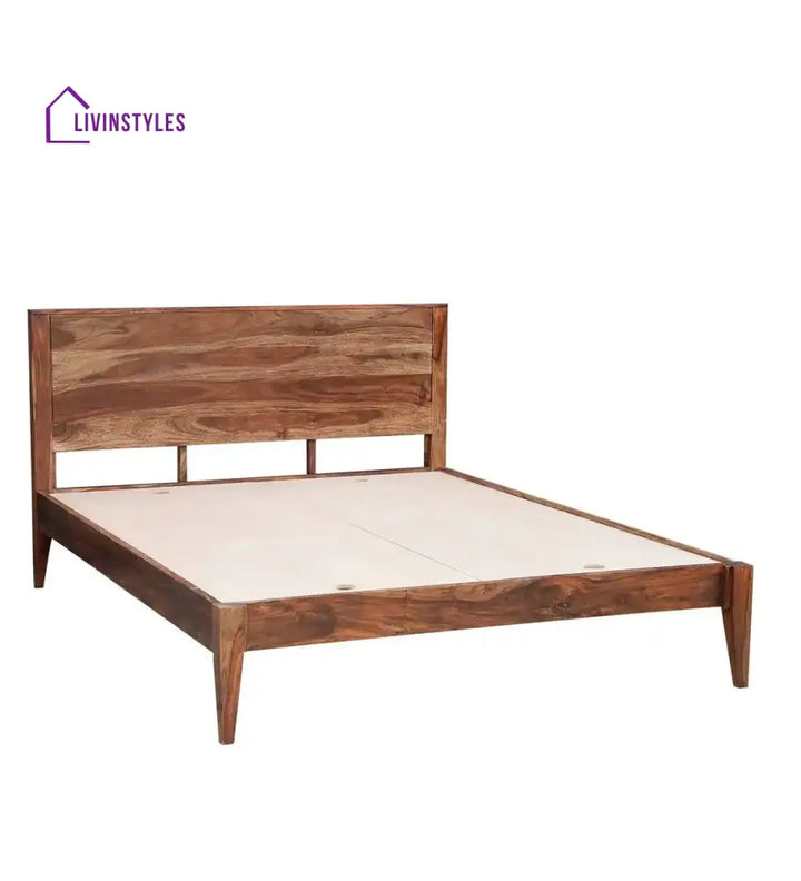 Kim Solid Wood Sheesham Beds Bed without storage