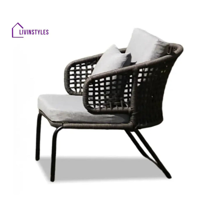 Ishira Outdoor 5 Seater Rope Conversation Sofa Set - Sofa Set