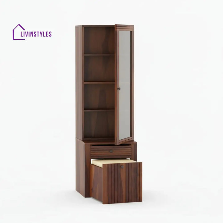 Isidora Sheesham Wood dressing table with seating