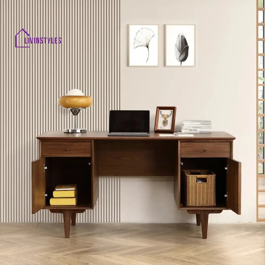 Iskra Solid Wood Study Table for Students