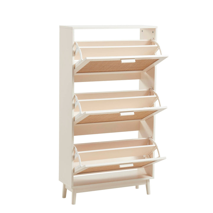 Hugo Shoe Cabinet - Cream