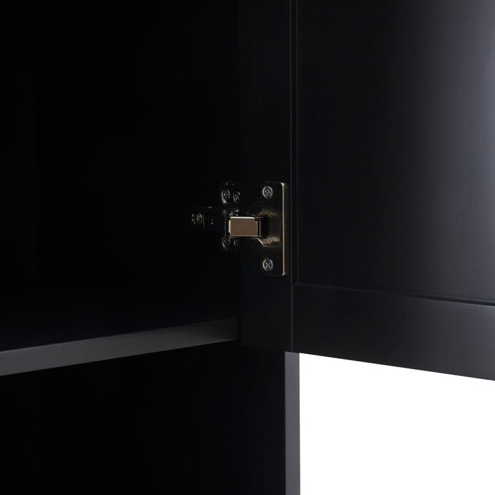 Alonso Tall Storage Unit - Black