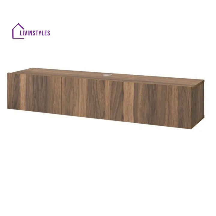 Isla Wall Mounted Wooden Finish Tv Unit Stand for Living Room