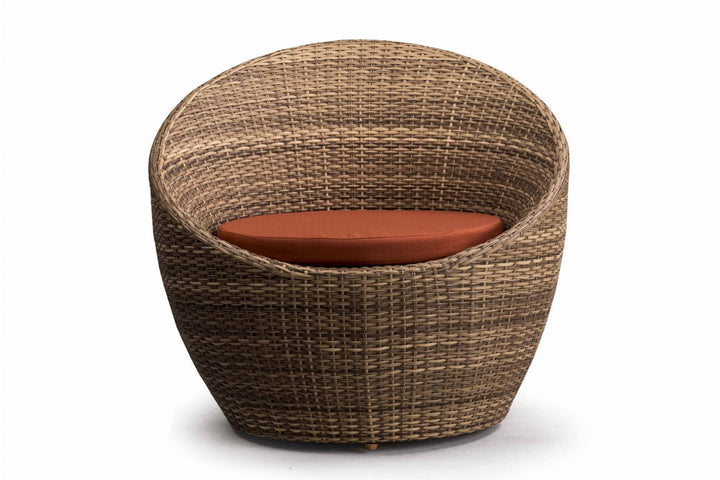 Cub Outdoor Patio Seating Set 2 Chairs and 1 Table Set (Arabica)