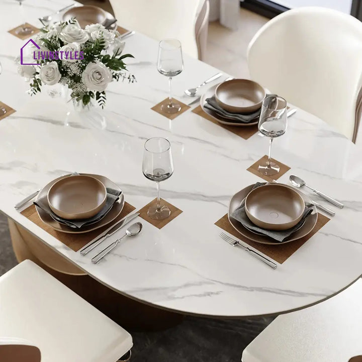 Ivan Modern Oval Dining Table Sets for 6
