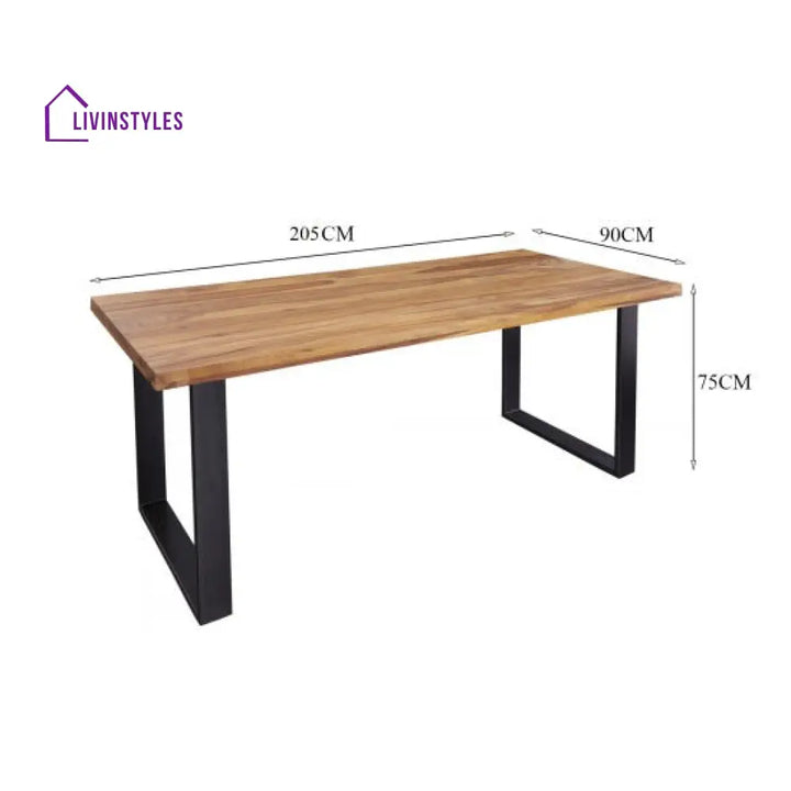 Iver Dining Table Honey Finish