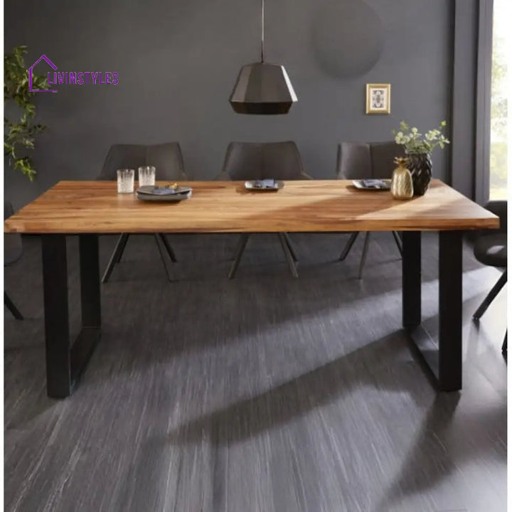 Iver Dining Table Honey Finish