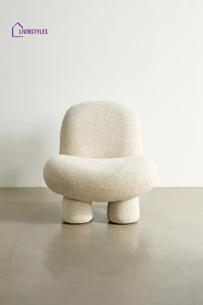 Ivona Boucle Fabric Living Room Chair