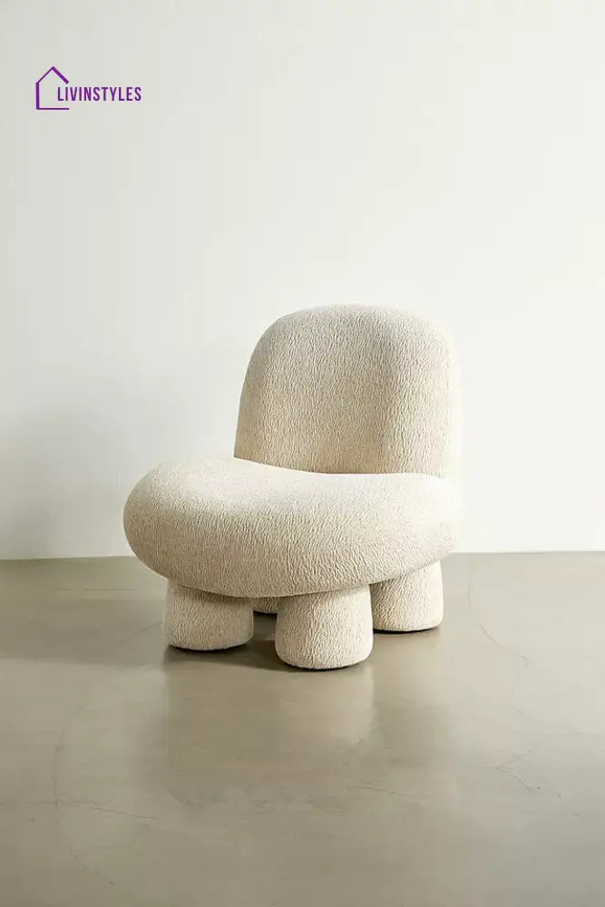 Ivona Boucle Fabric Living Room Chair