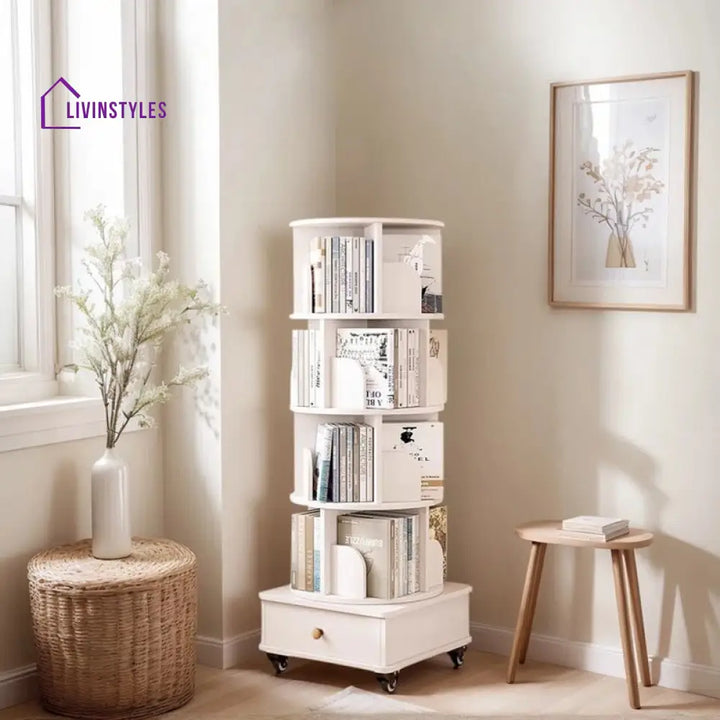 Izolda Engineered Wood Bookshelves | Bookshelf for Living Room | Bedroom | Drawing Room | Study Room