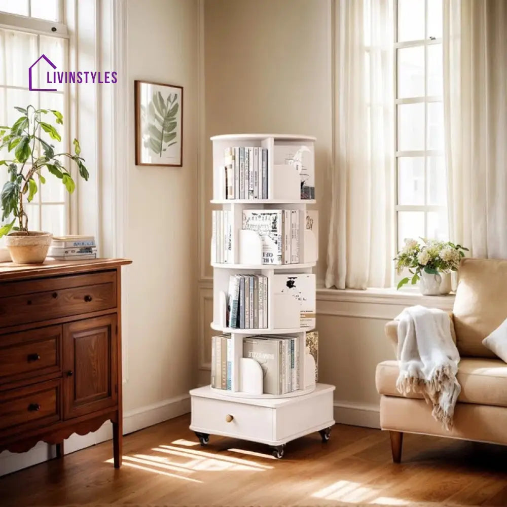 Izolda Engineered Wood Bookshelves | Bookshelf for Living Room | Bedroom | Drawing Room | Study Room