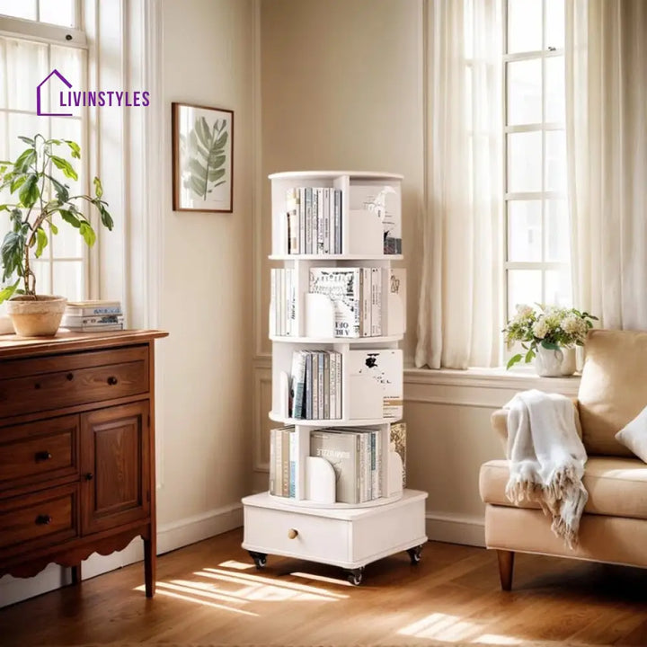Izolda Engineered Wood Bookshelves | Bookshelf for Living Room | Bedroom | Drawing Room | Study Room
