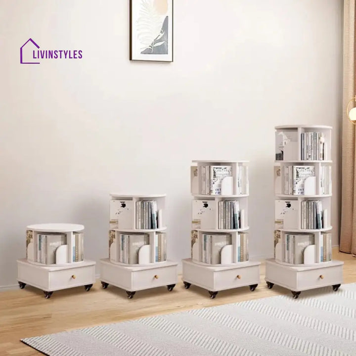 Izolda Engineered Wood Bookshelves | Bookshelf for Living Room | Bedroom | Drawing Room | Study Room
