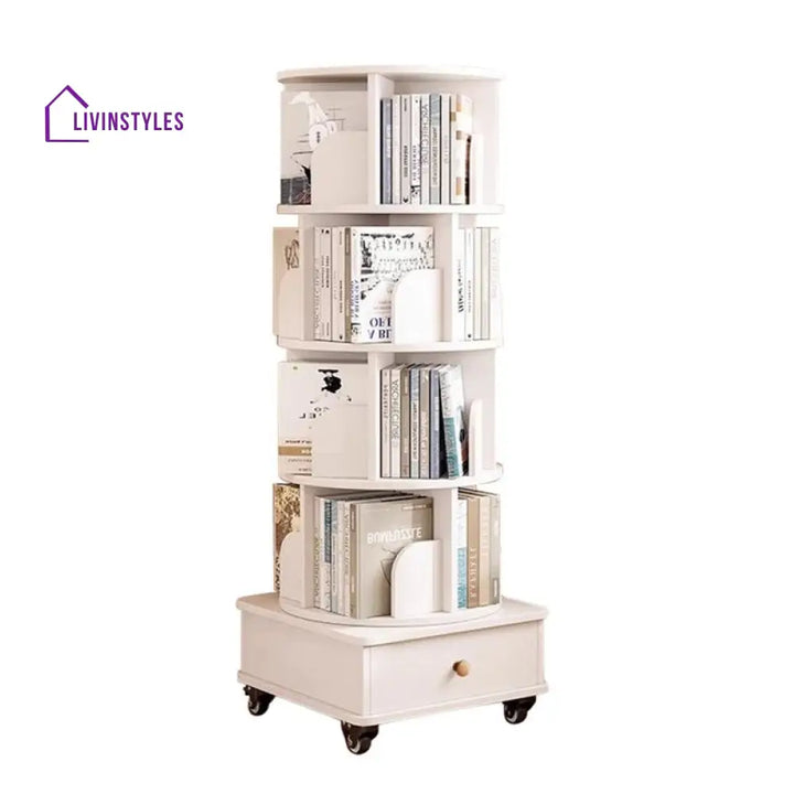 Izolda Engineered Wood Bookshelves | Bookshelf for Living Room | Bedroom | Drawing Room | Study Room