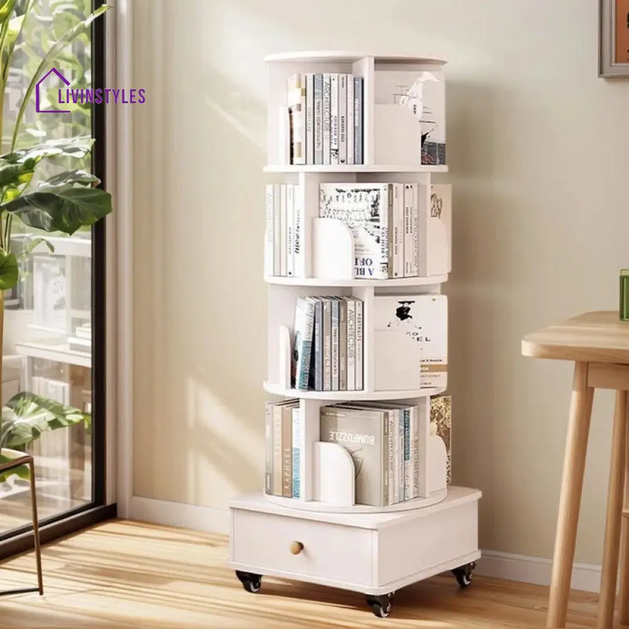 Izolda Engineered Wood Bookshelves | Bookshelf for Living Room | Bedroom | Drawing Room | Study Room