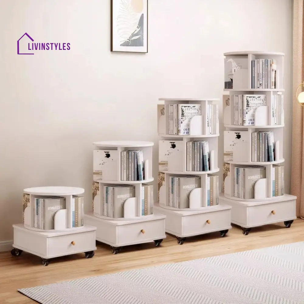 Izolda Engineered Wood Bookshelves | Bookshelf for Living Room | Bedroom | Drawing Room | Study Room