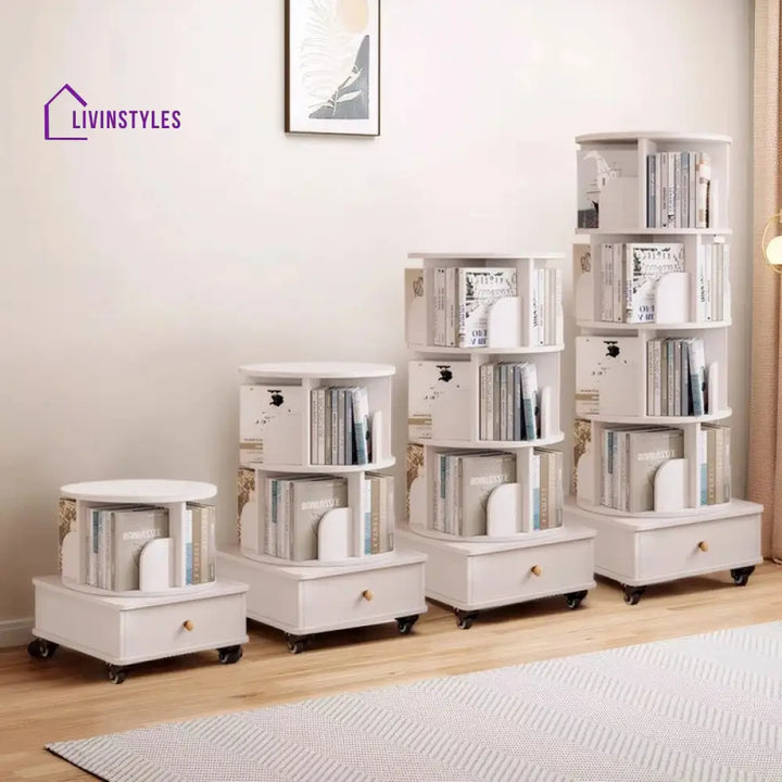 Izolda Engineered Wood Bookshelves | Bookshelf for Living Room | Bedroom | Drawing Room | Study Room