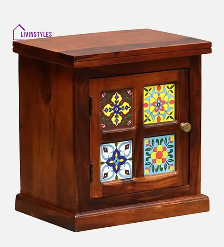 Anamika Sheesham Wood Bedside Tables Bedroom Furniture Sets