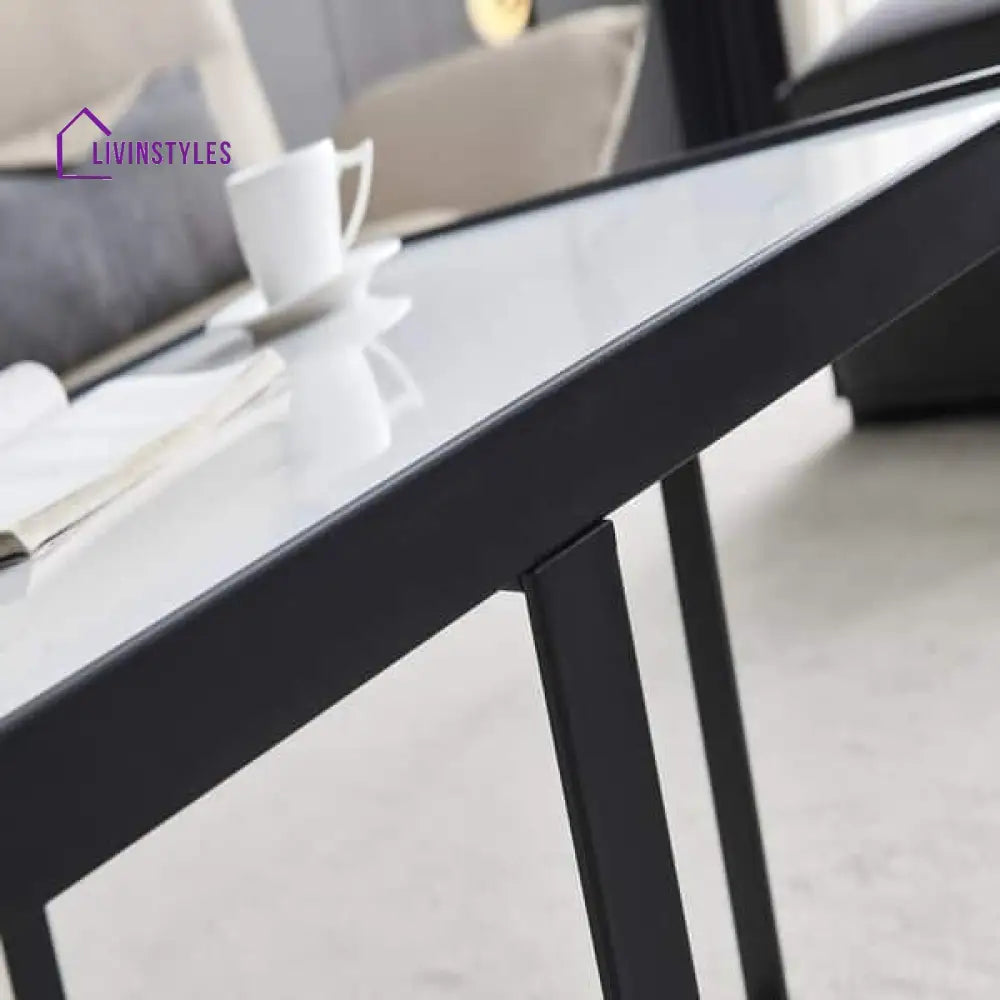 Jai Square Marble Coffee Table For Living Room