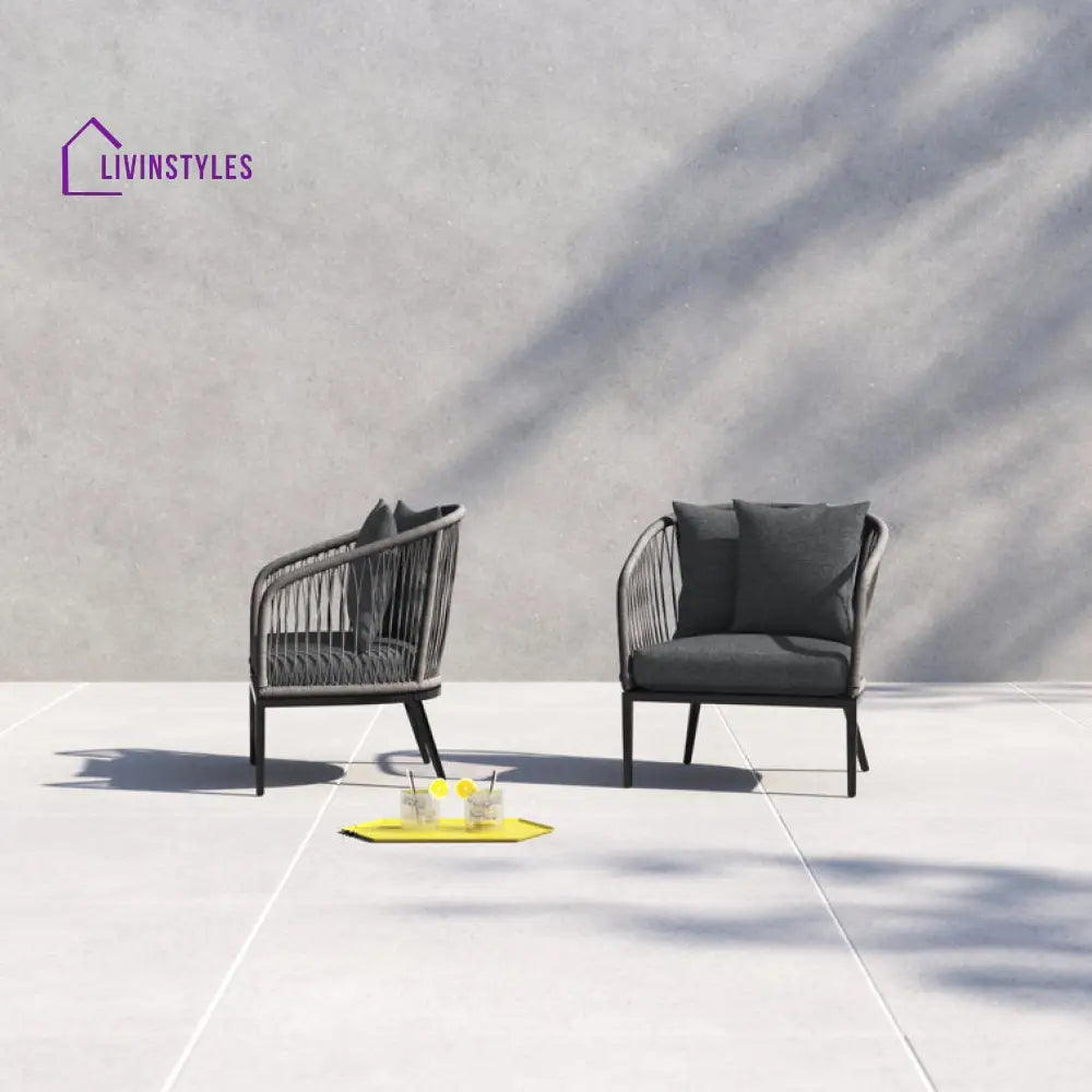 James Outdoor Lounge Chair With Cushions (Set Of 2)