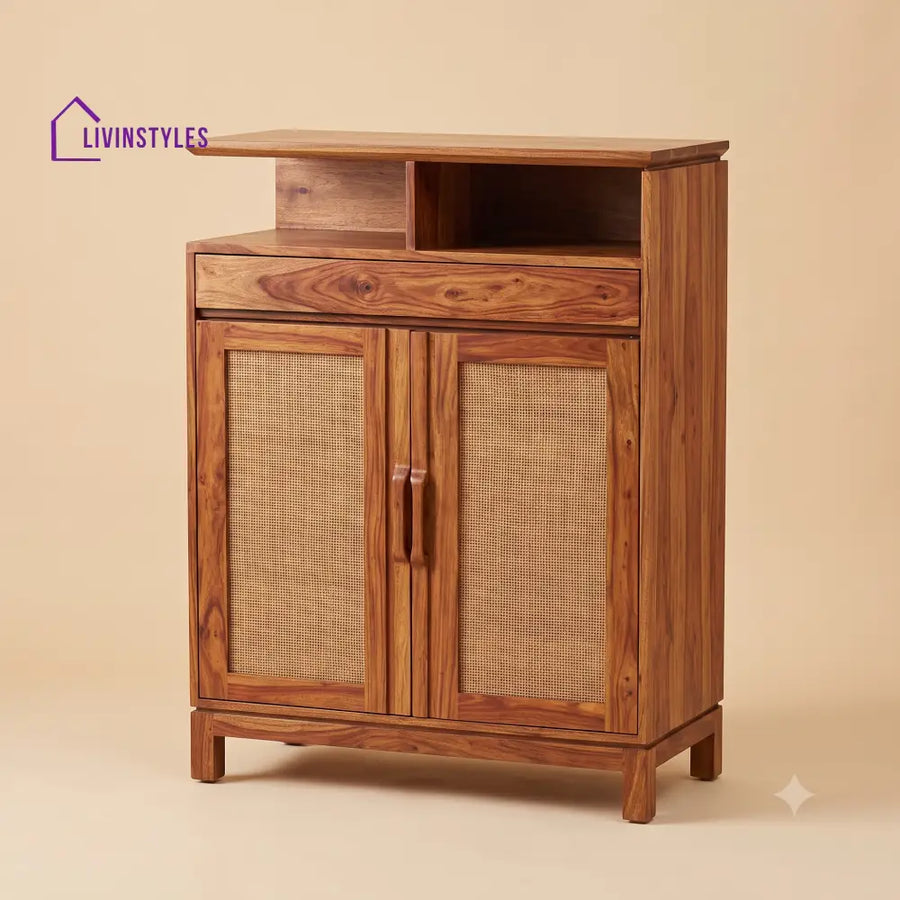 Janaki Wooden Shoe Rack for Home | Shoe Cabinet