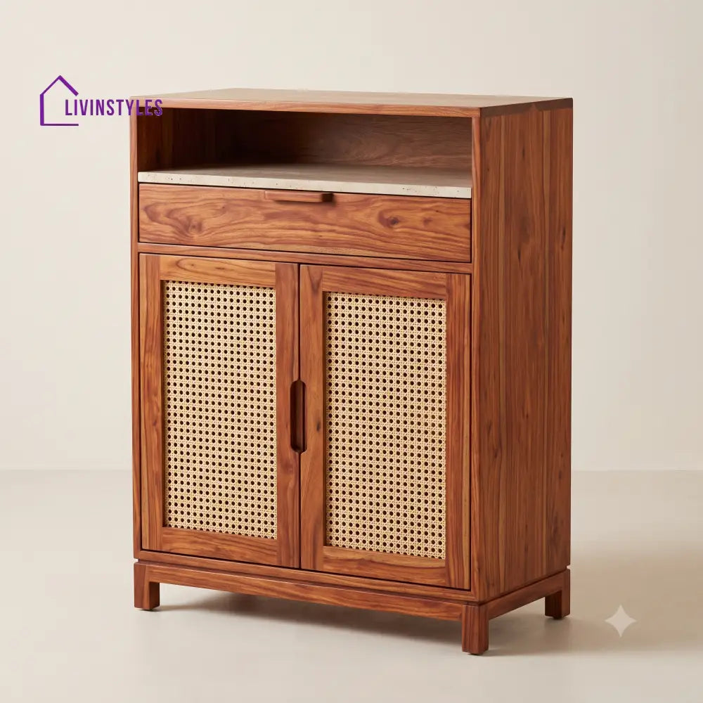 Janani Wooden Shoe Rack for Home | Shoe Cabinet