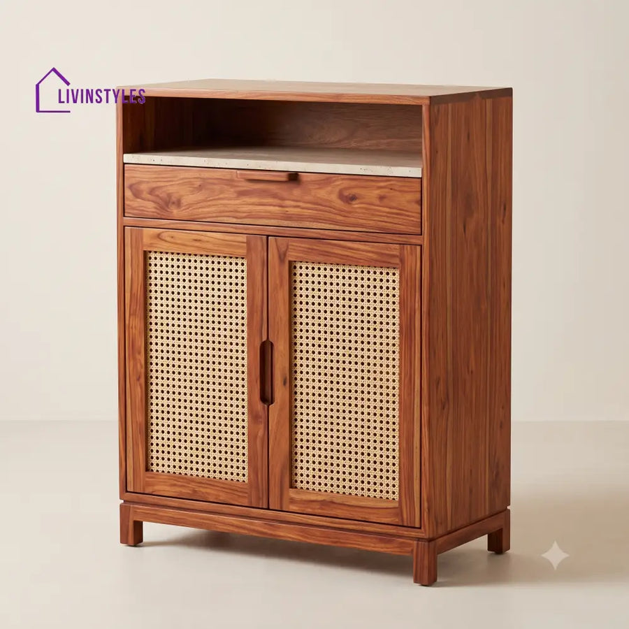 Janani Wooden Shoe Rack for Home | Shoe Cabinet
