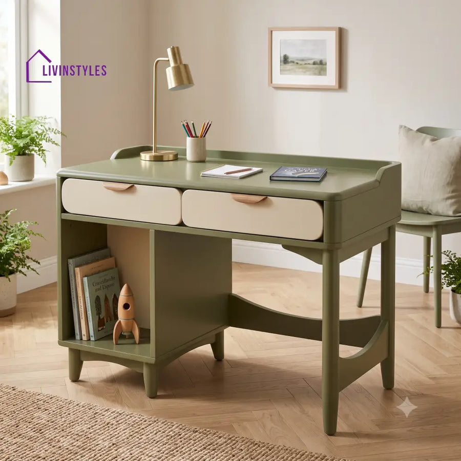 Janhavi Mango Wood Kids Study Table | Study Table for Kids