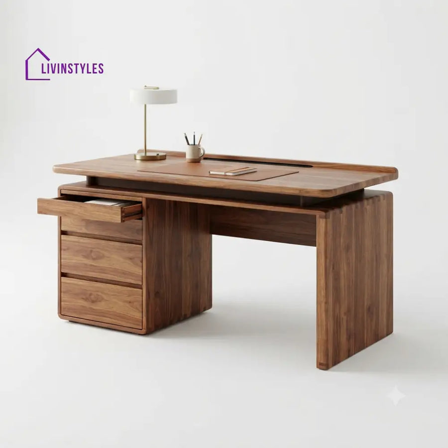 Janhavi Sheesham Wood Study Table for Home | Wooden Study Table