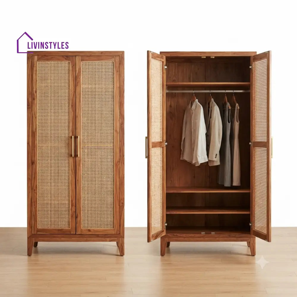 Janhita Wooden Wardrobe for Clothes | Cupboard for Clothes
