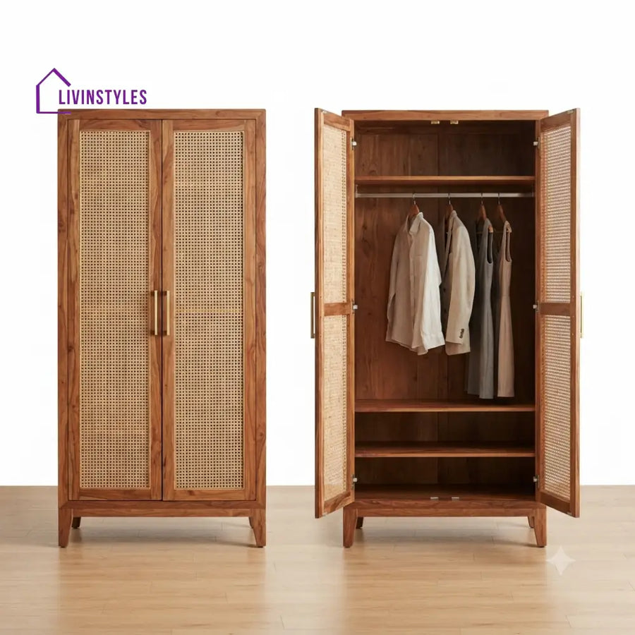Janhita Wooden Wardrobe for Clothes | Cupboard for Clothes