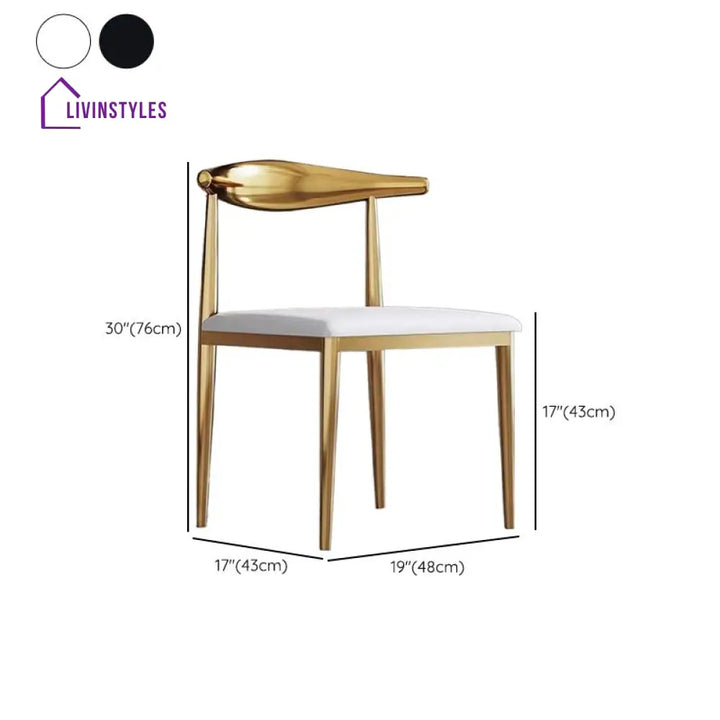 Janisha Stainless Steel Dining Chair