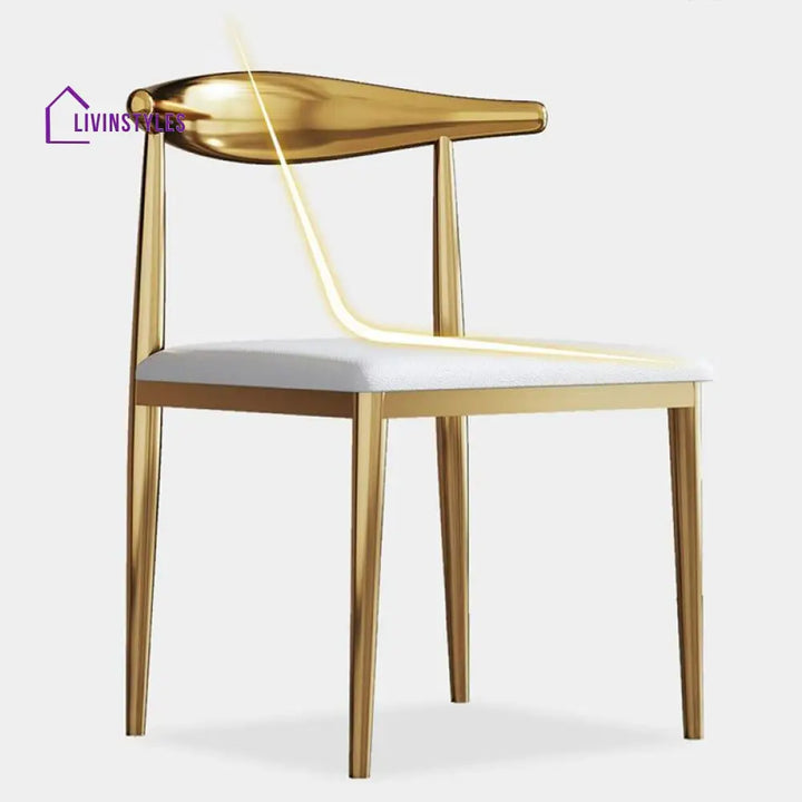 Janisha Stainless Steel Dining Chair