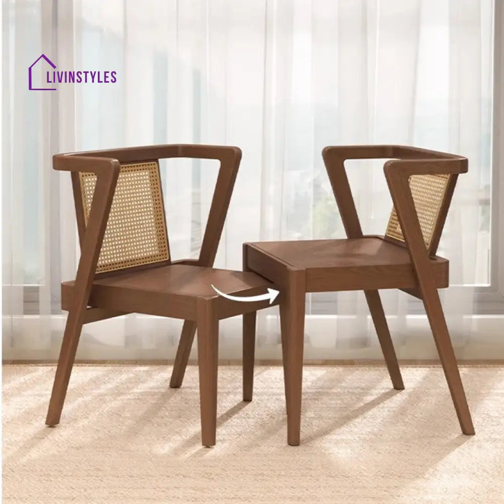 Space Saver Solid Wood Table with 2 Chairs Set TABLE SET