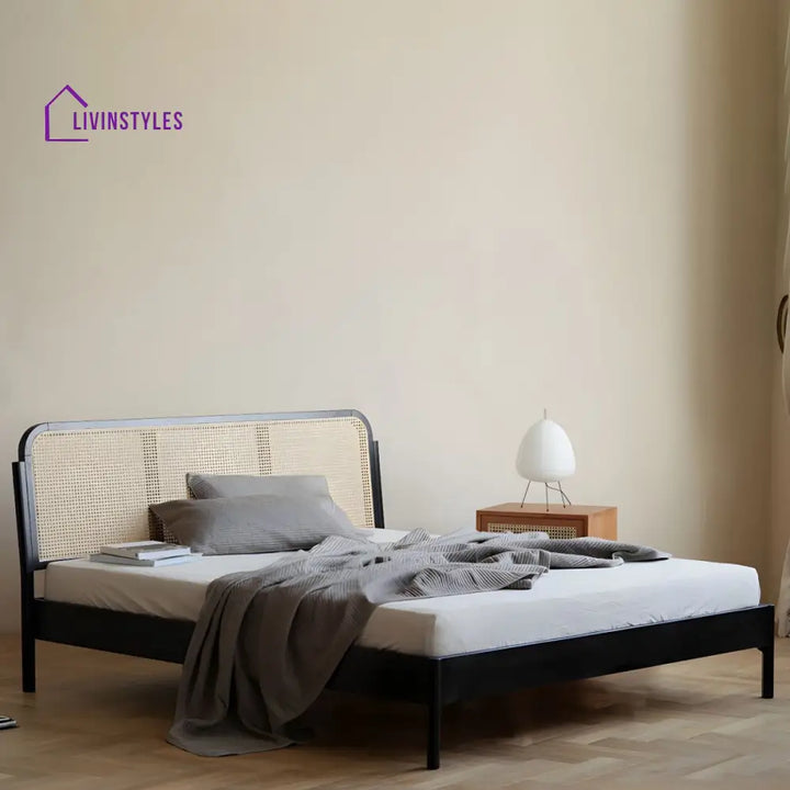 Jaskaran Solid Wood Bed Without Storage