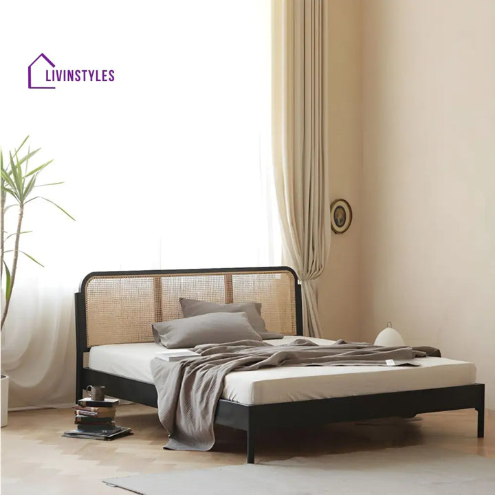 Jaskaran Solid Wood Bed Without Storage