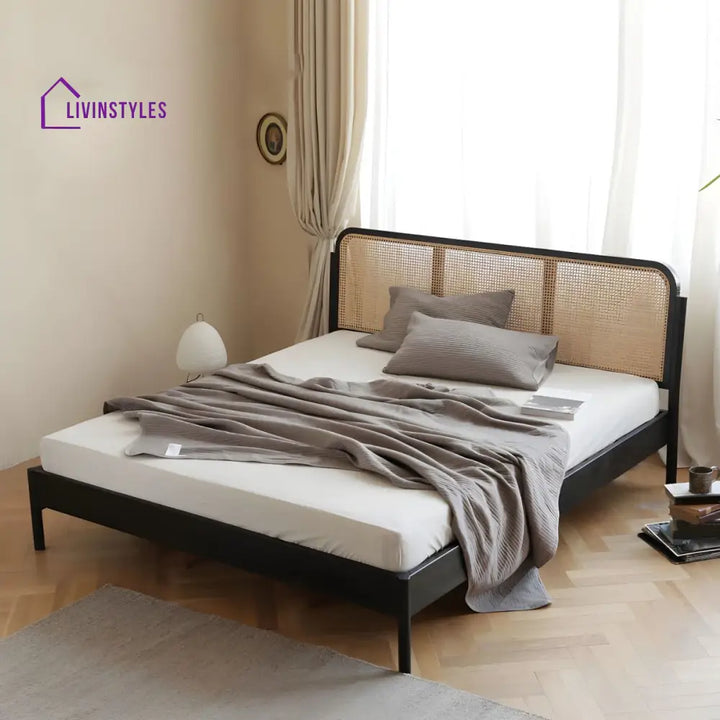 Jaskaran Solid Wood Bed Without Storage