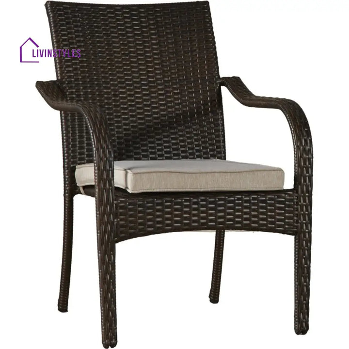 Jasmin 4 Seater Round Outdoor Set With Cushions