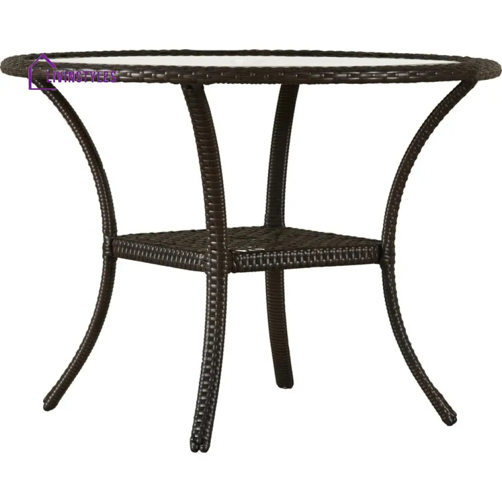 Jasmin 4 Seater Round Outdoor Set With Cushions