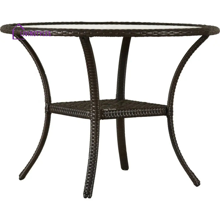 Jasmin 4 Seater Round Outdoor Set With Cushions