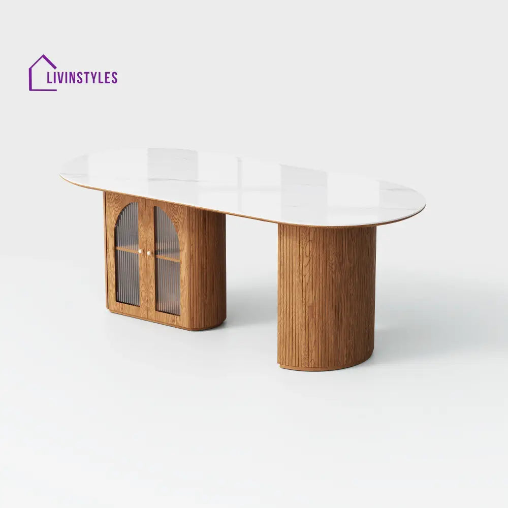 Jasmine Solid Sheesham Wood Dining Table Set | 6 Seater Dining Set