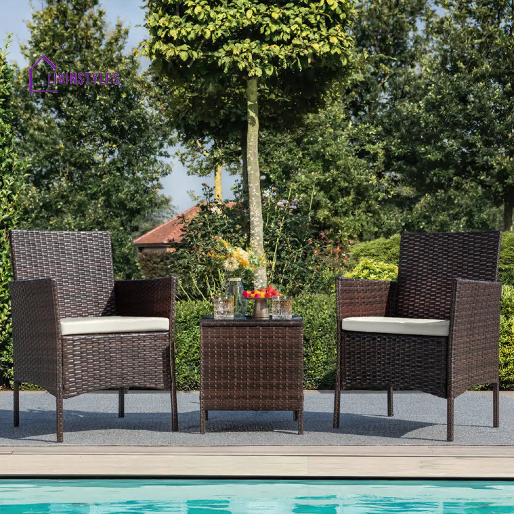 Jatara Outdoor Set With Cushions For 2 Person