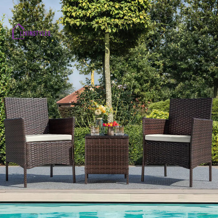 Jatara Outdoor Set With Cushions For 2 Person