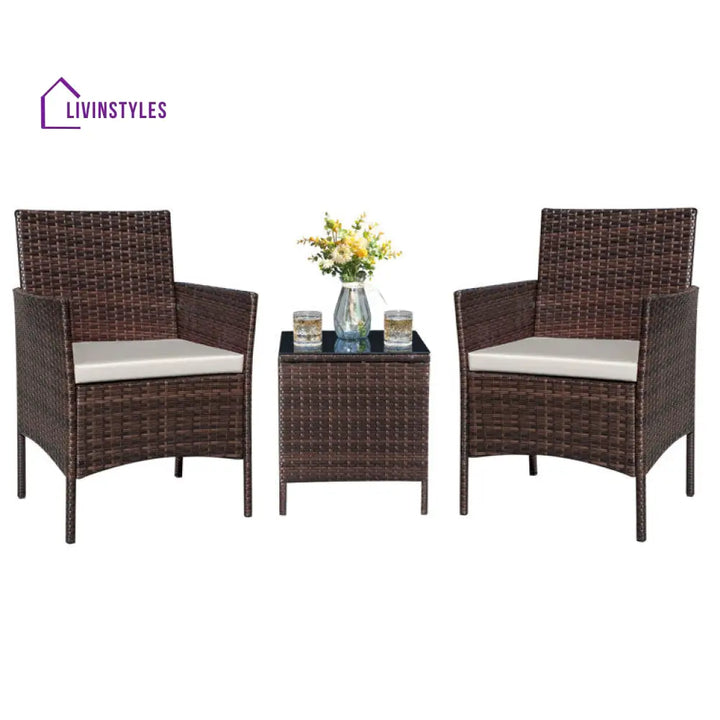 Jatara Outdoor Set With Cushions For 2 Person